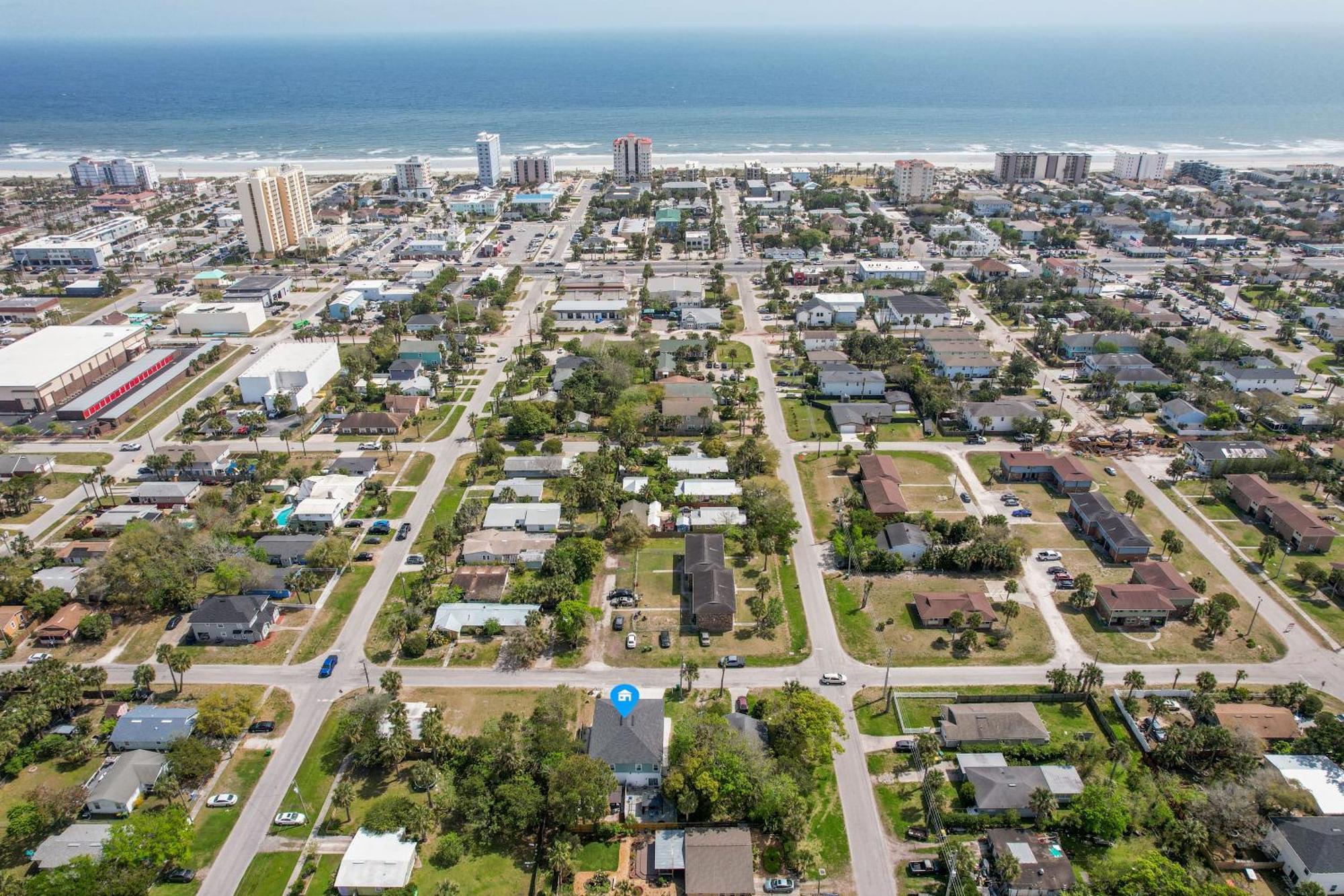 Few Steps To Ocean-4 Beach Cruisers & Free Parking & Private Backyard Джаксънвил Бийч Екстериор снимка